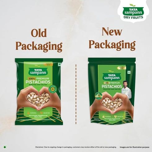 Tata Sampann Pistachios Roasted & Salted, Pista